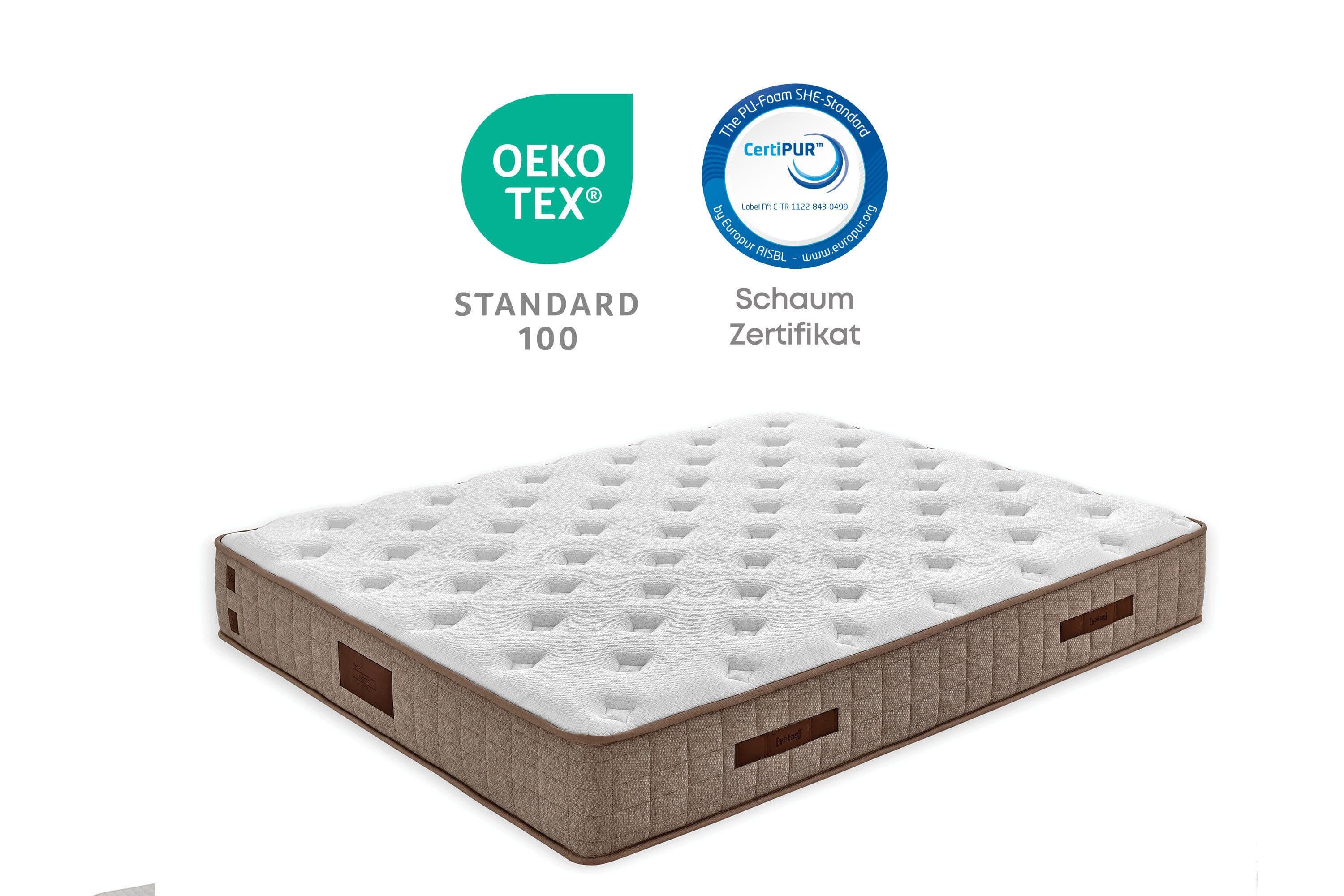 Taschenfederkernmatratze Majestät First Class Cool&Wool | Weiß