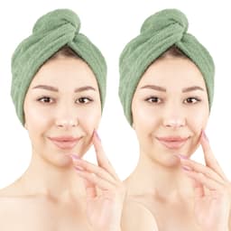 HAMMETEX Turban-Handtuch | Grün