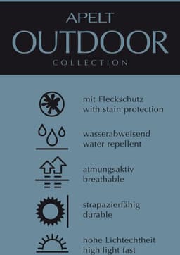 APELT Grillschürze 3963 Outdoor | Schwarz