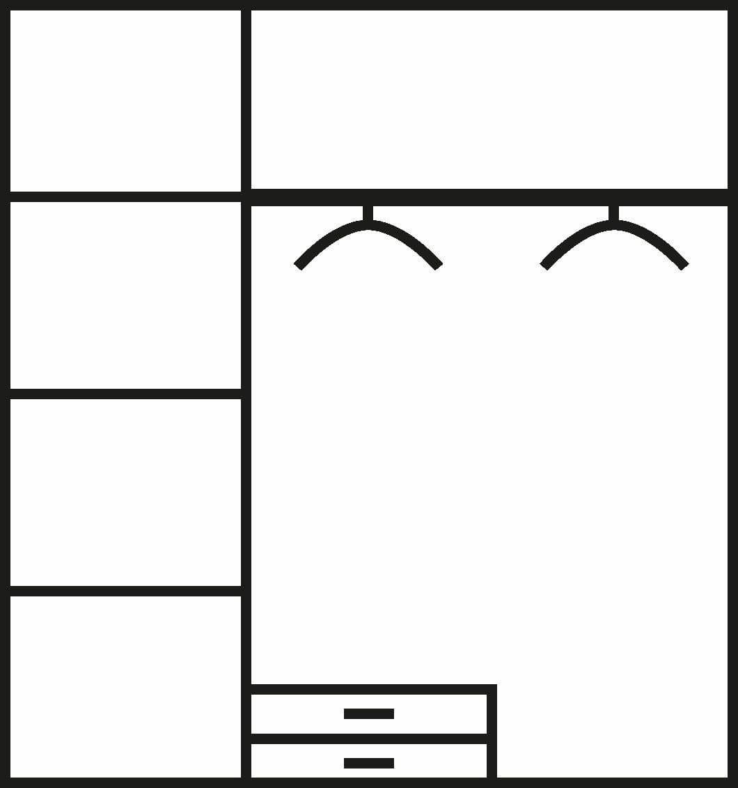 Schlafkontor Kleiderschrank Paul | Braun