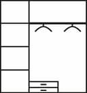 Schlafkontor Kleiderschrank Paul | Braun 3