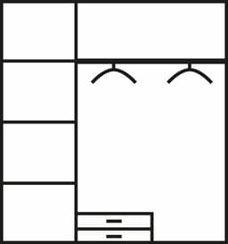 Schlafkontor Kleiderschrank Paul | Braun