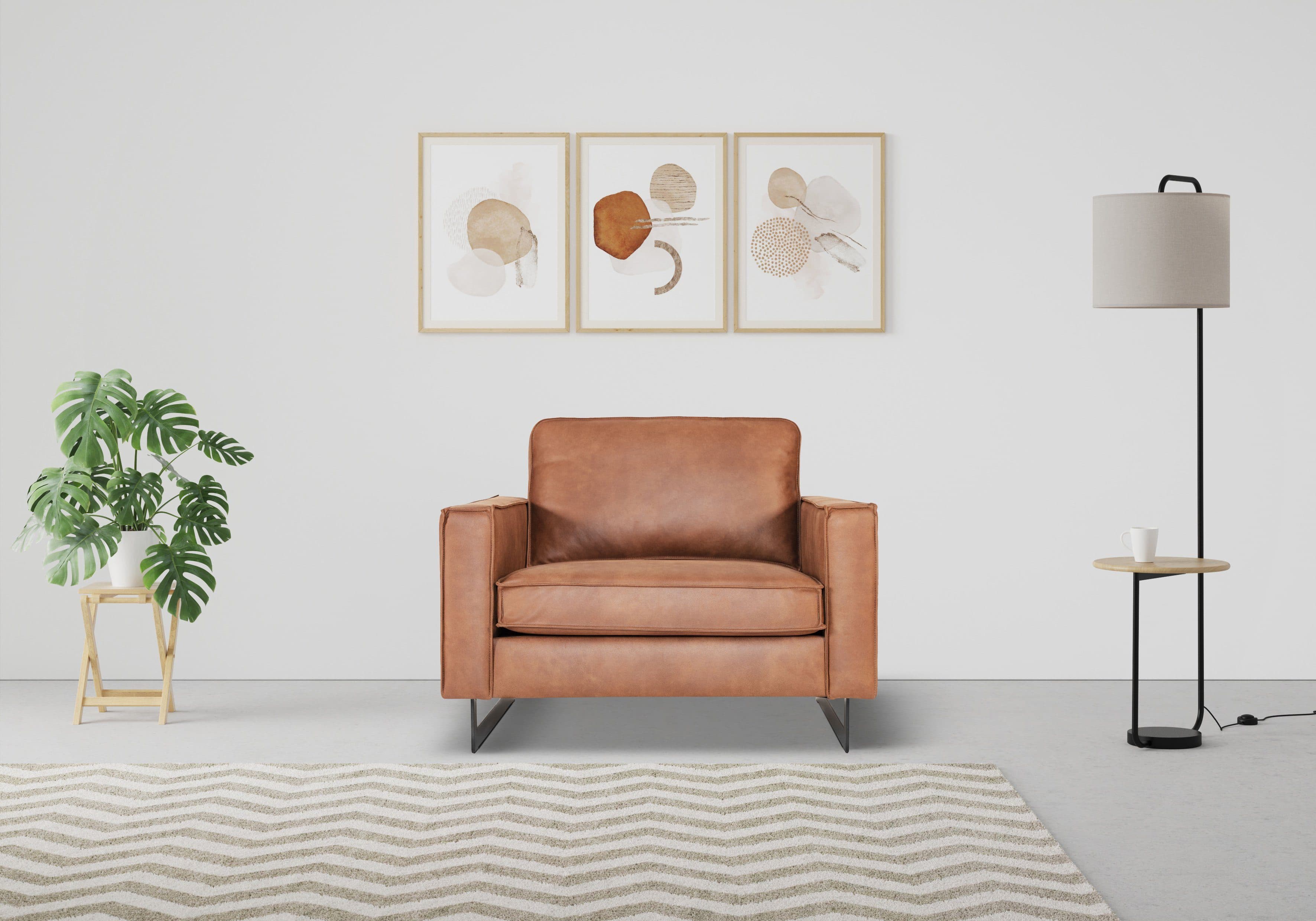 Home affaire Loveseat Pinto | Braun