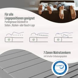 Komfortschaummatratze Marissa | Weiß