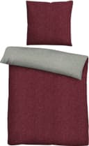Biberna Hermal Flanell Bettwäsche-Set | Rot 4