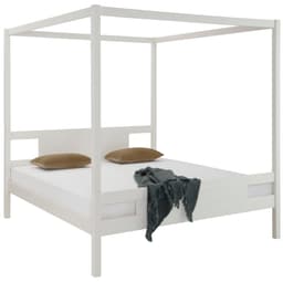 OTTO home Massivholzbett KYOTO Himmelbett | Weiß