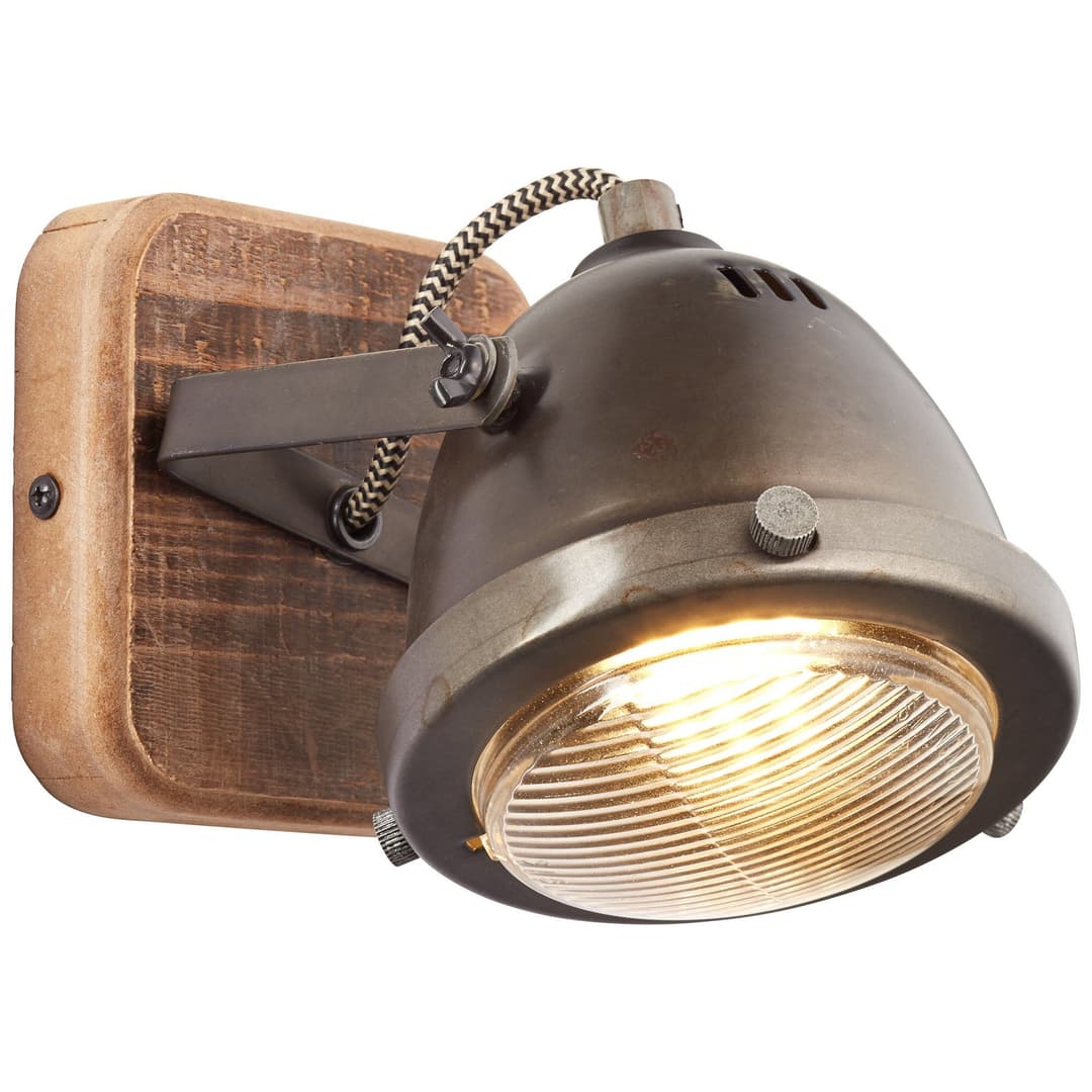 Brilliant Wandstrahler Carmen Wood | Braun
