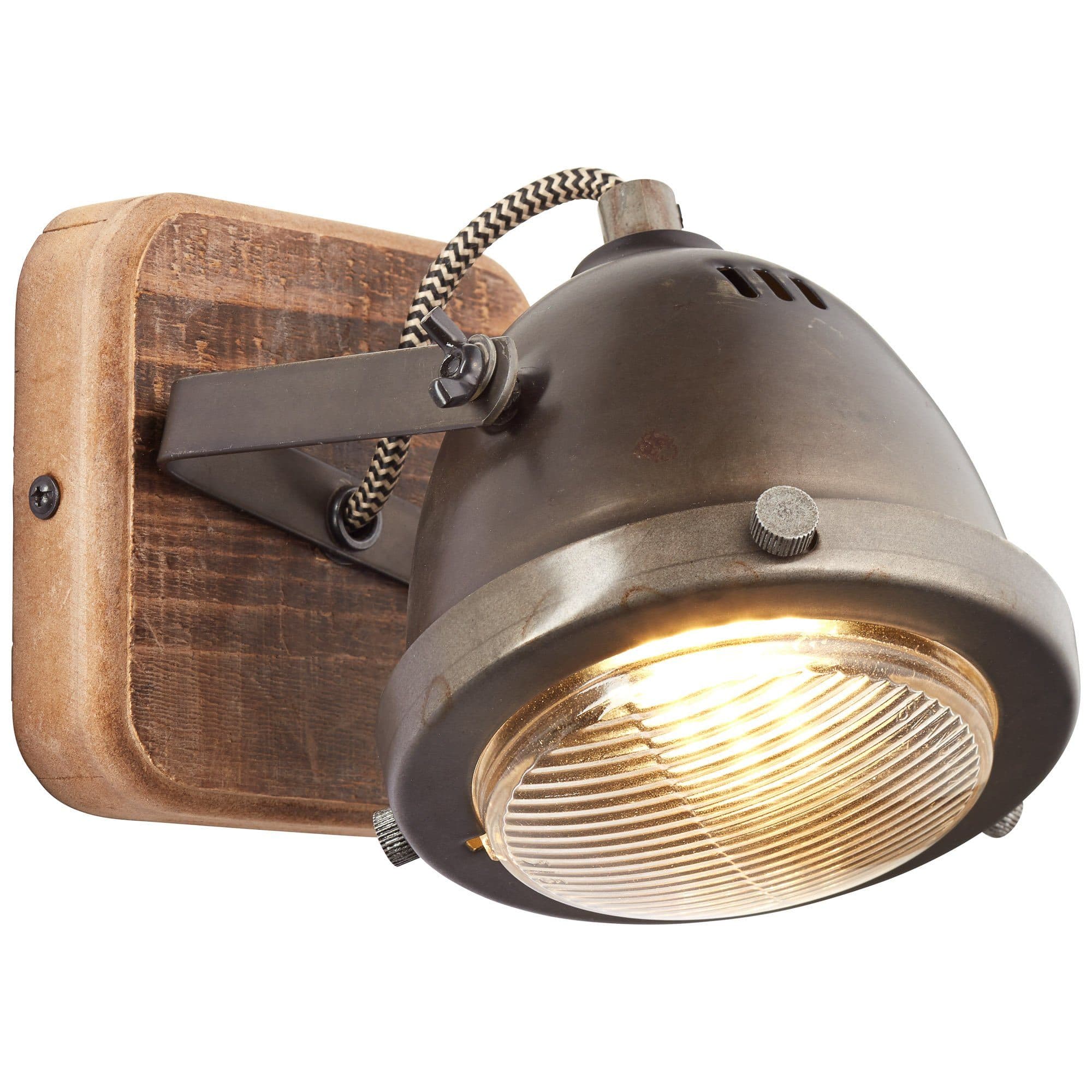 Brilliant Wandstrahler Carmen Wood | Braun