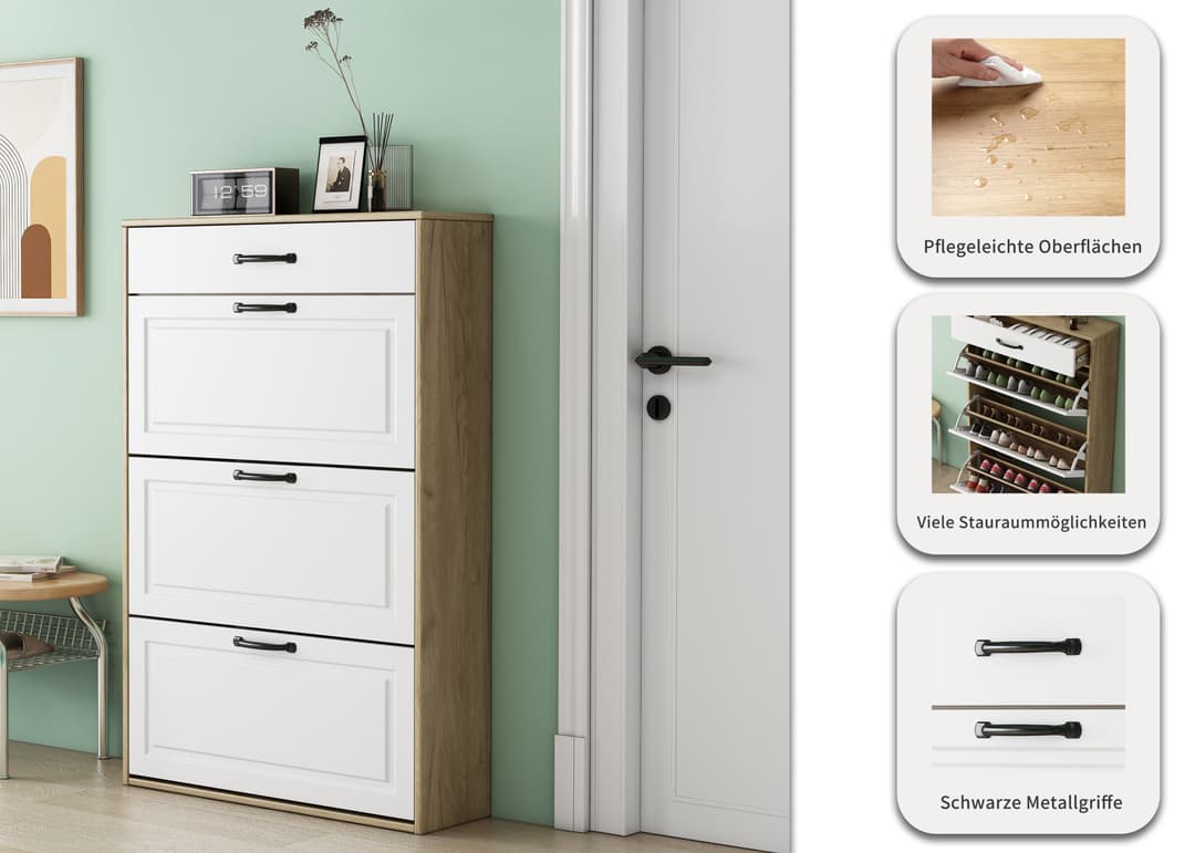 OTTO home Schuhschrank Aridas | Weiß
