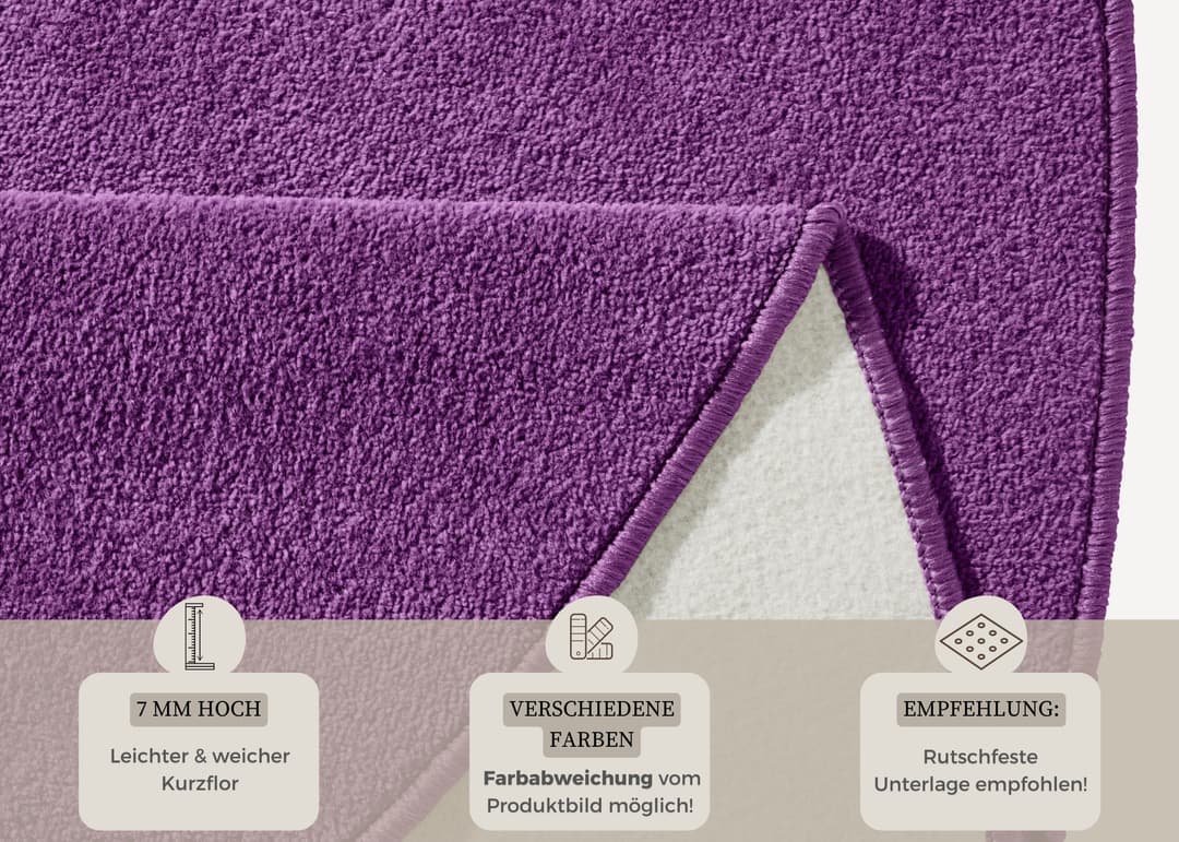 HANSE Home Teppich Fancy | Lila