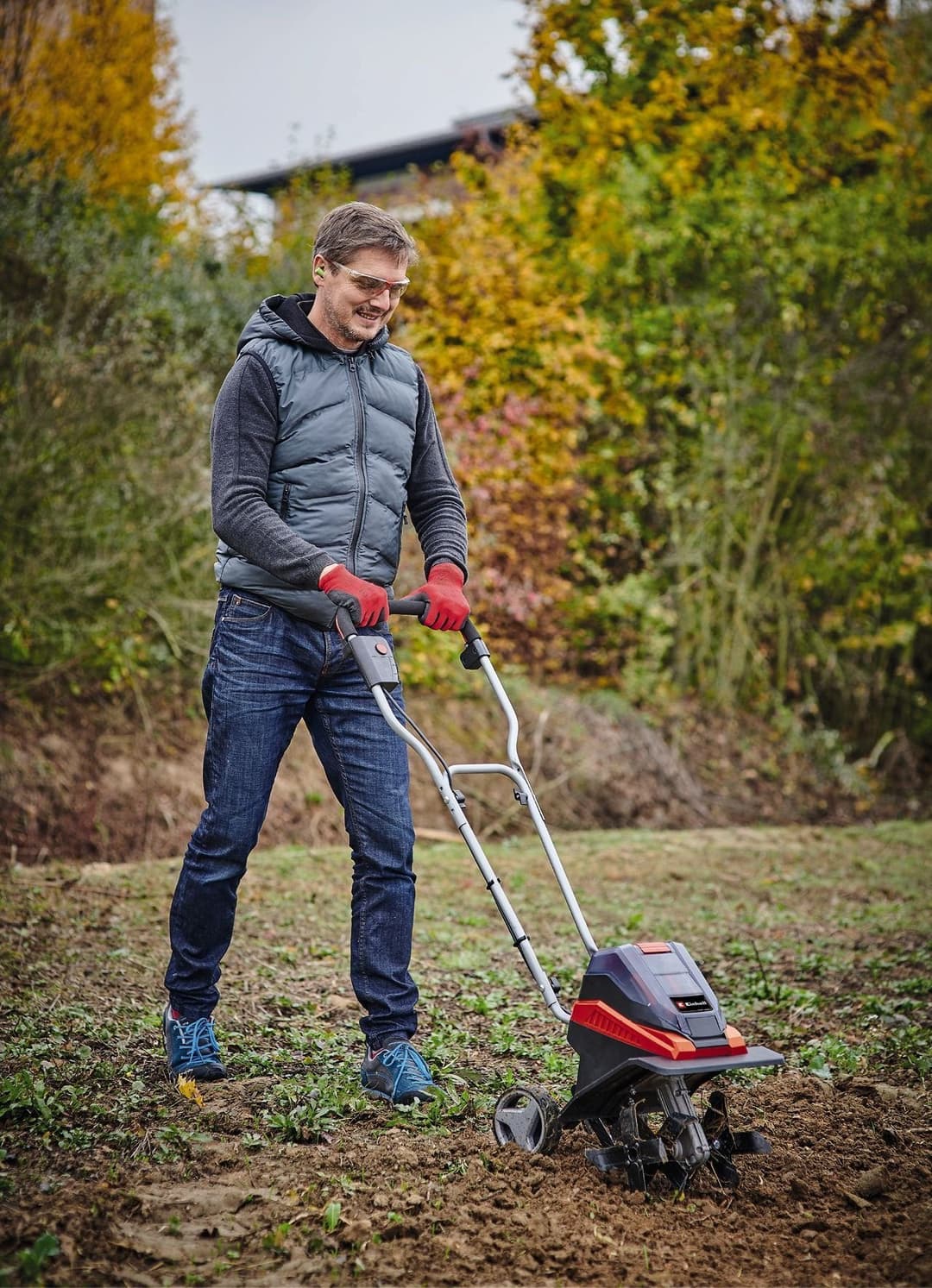 Einhell Akku-Motorhacke GE-CR 30 Li-Solo | Mehrfarbig