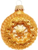 Krebs Glas Lauscha Christbaumschmuck Glaskugelformen | Gold 3