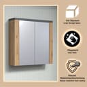 welltime Spiegelschrank Ambres | Holztöne 4