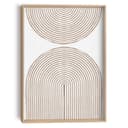 Reinders! Wandbild Reliefbögen | Beige