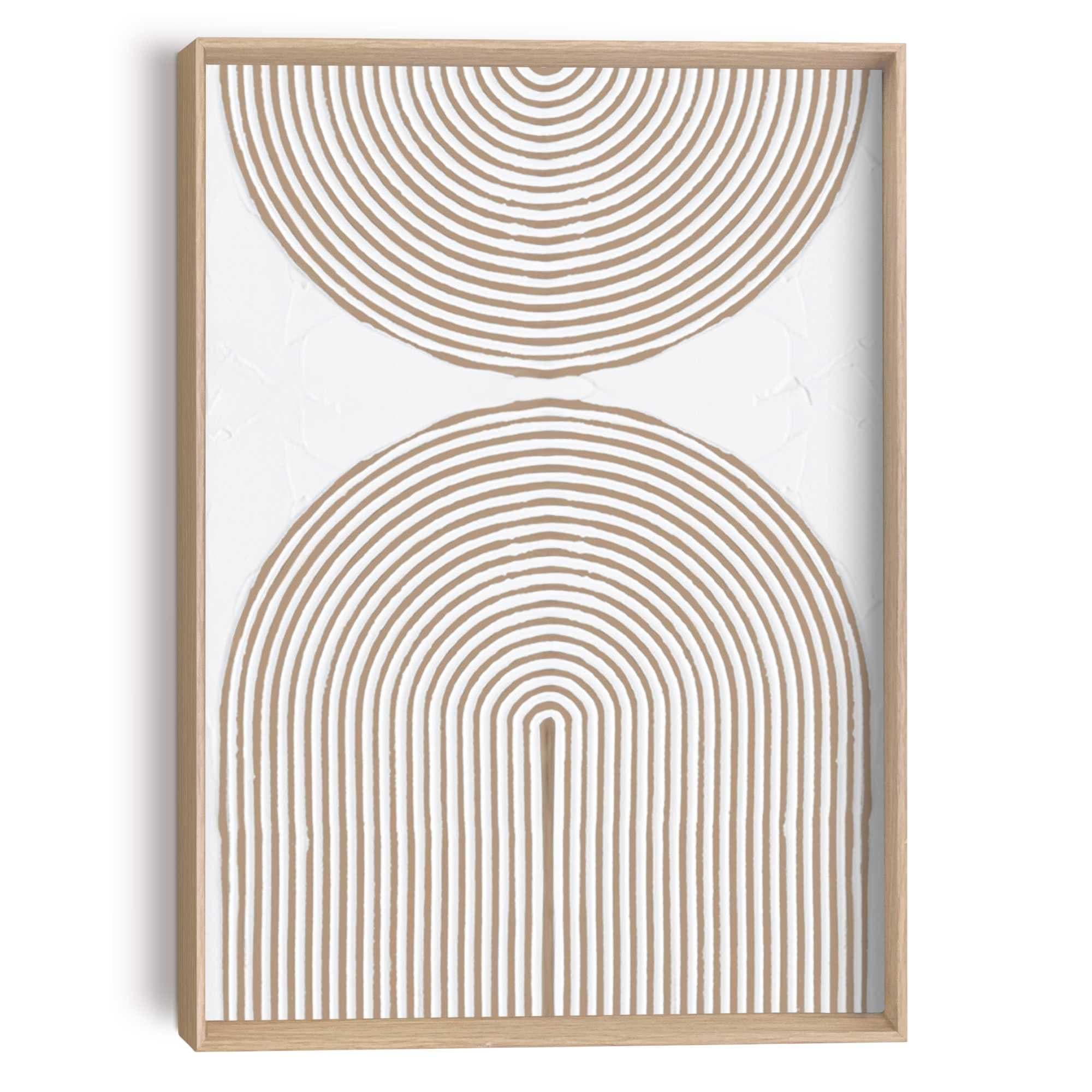 Reinders! Wandbild Reliefbögen | Beige