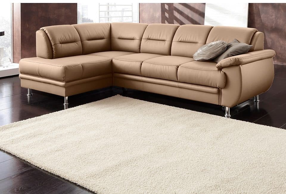sit&more Ecksofa Mailand L-Form | Beige