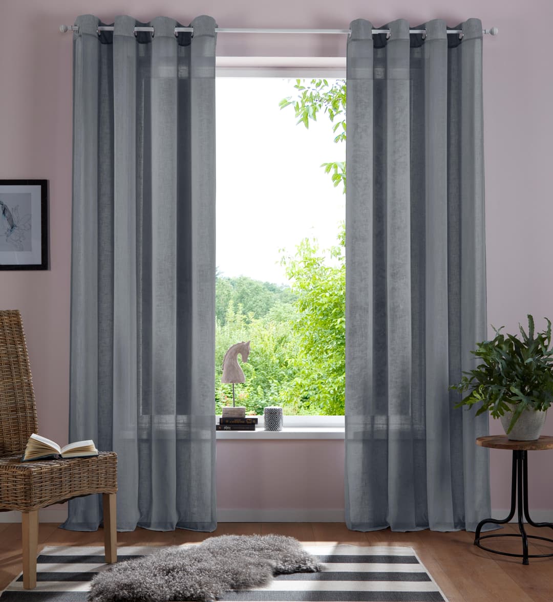 OTTO home Gardine Mara | Grau