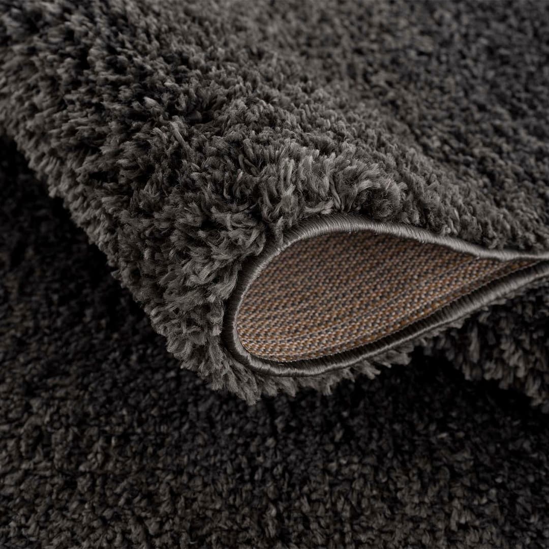 Carpet City Hochflor-Teppich Pulpy 100 | Grau