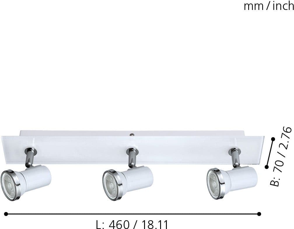 EGLO Deckenspot TAMARA 1 | Weiß