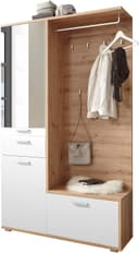 HBZ Entra Garderobe | Holztöne
