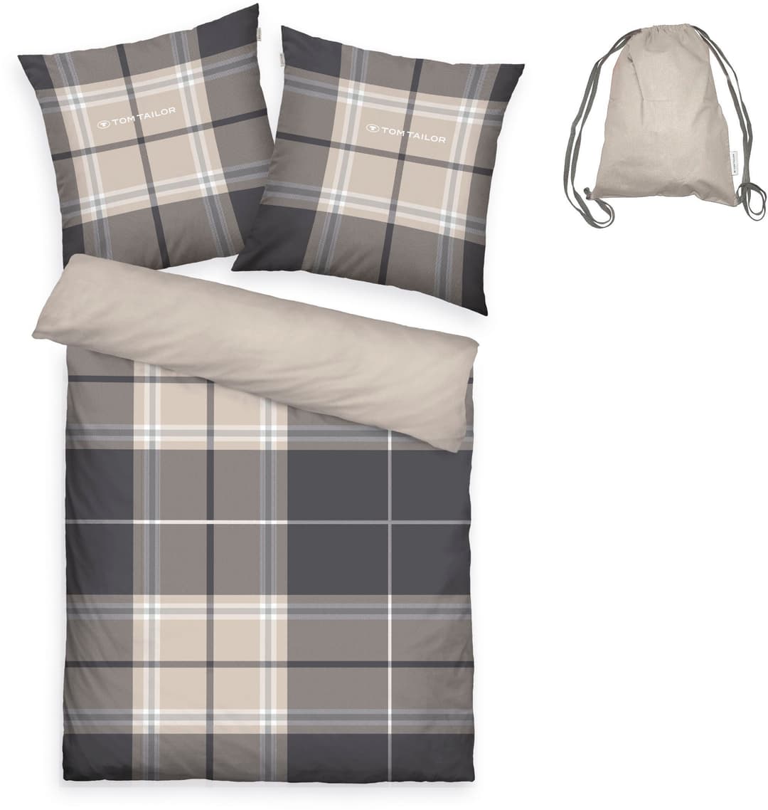 TOM TAILOR HOME Wendebettwäsche Eric | Beige