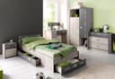 Parisot Nachtkonsole Fabric | Holztöne 3