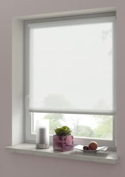 GARDINIA EASYFIX Rollo Natur | Weiß