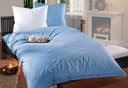RIBECO Federbettdecke Leon | Blau