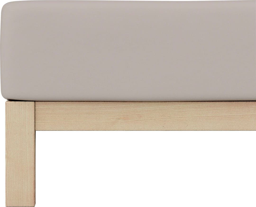 Schlafgut Spannbettlaken PURE Bio-Baumwolle | Beige