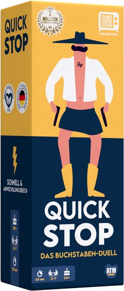 ATM GAMING Spiel Quickstop Das BuchstabenDuell | Mehrfarbig