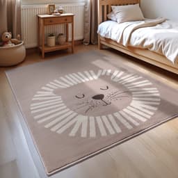 HANSE Home Kinderteppich Happy Lion | Beige