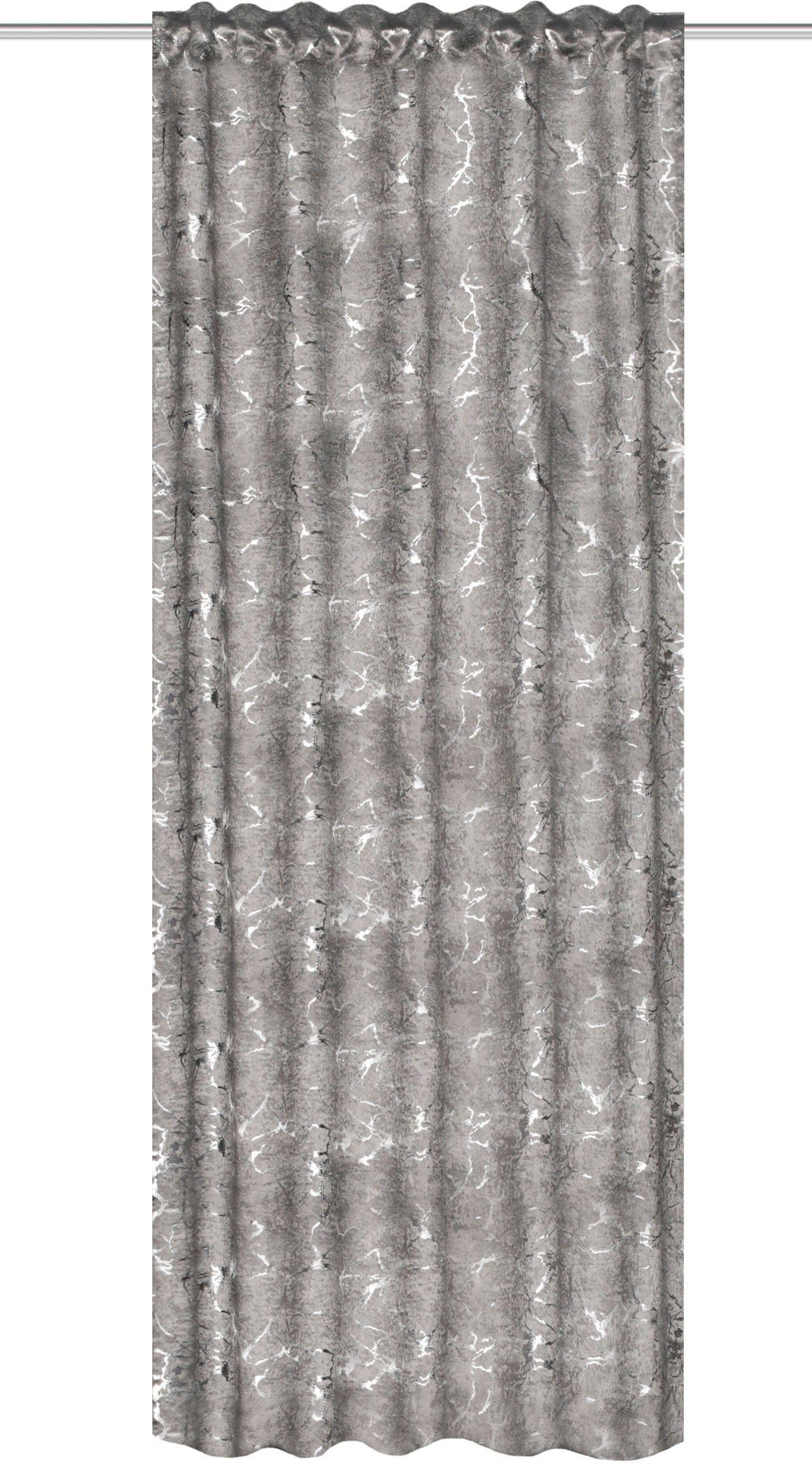 HOME WOHNIDEEN Vorhang DESERTO | Grau