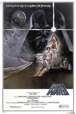 Reinders! Poster Star Wars - a new hope | Mehrfarbig