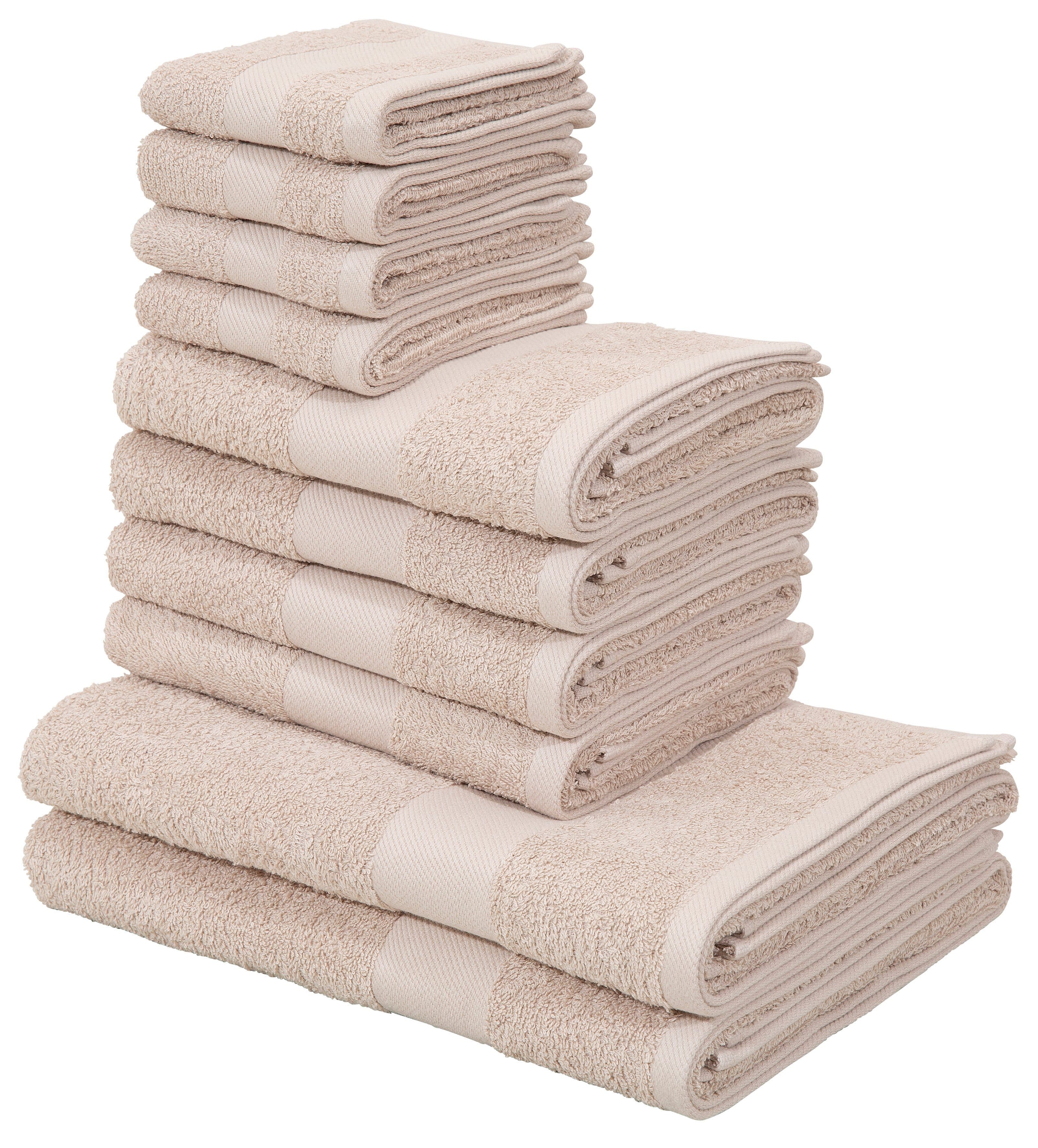 OTTO home Handtuch Set Melli | Beige