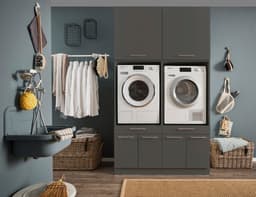 Laundreezy Mehrzweckschrank-Set | Grau