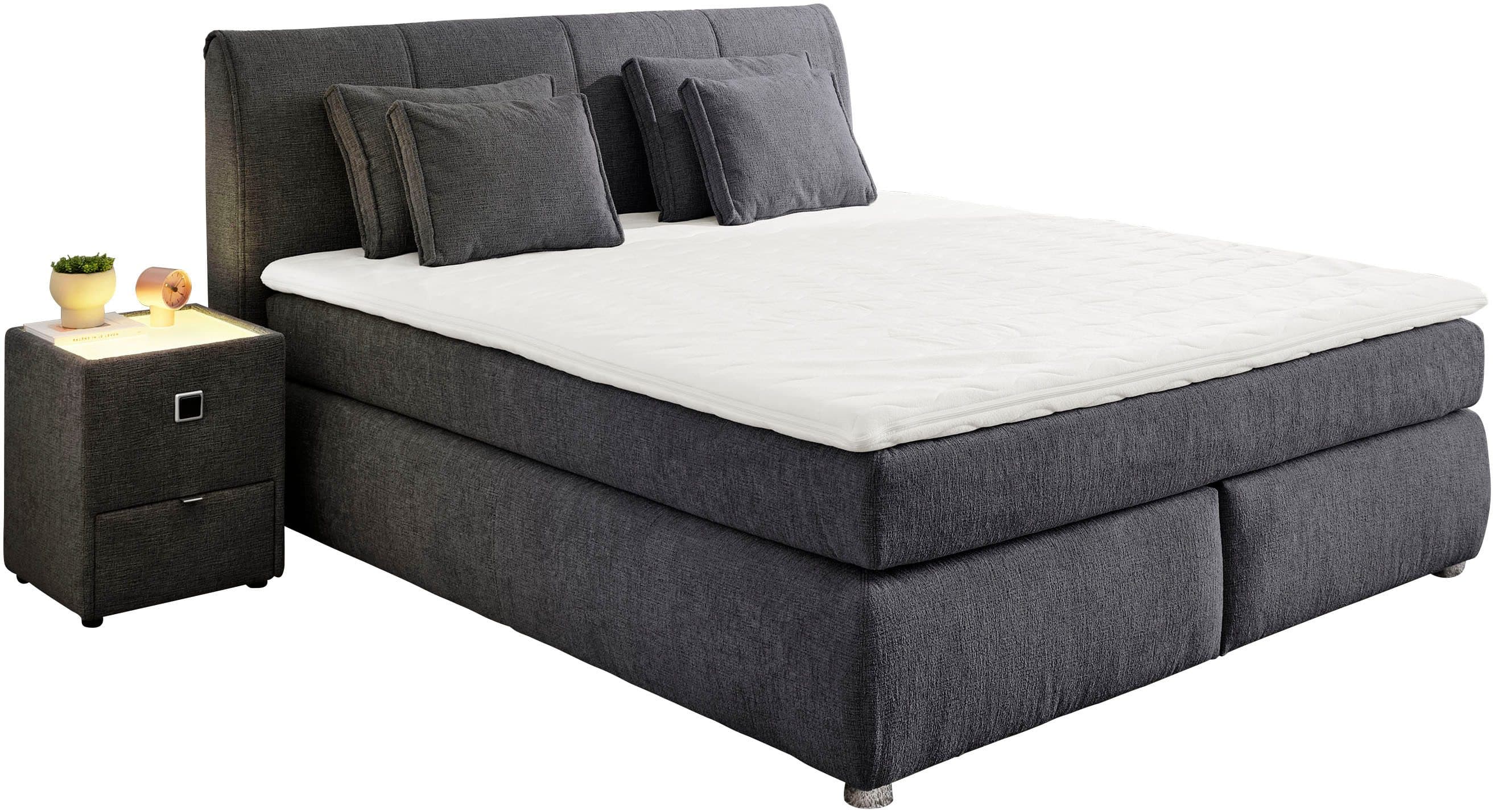 Jockenhöfer Gruppe Boxspringbett Carla | Grau