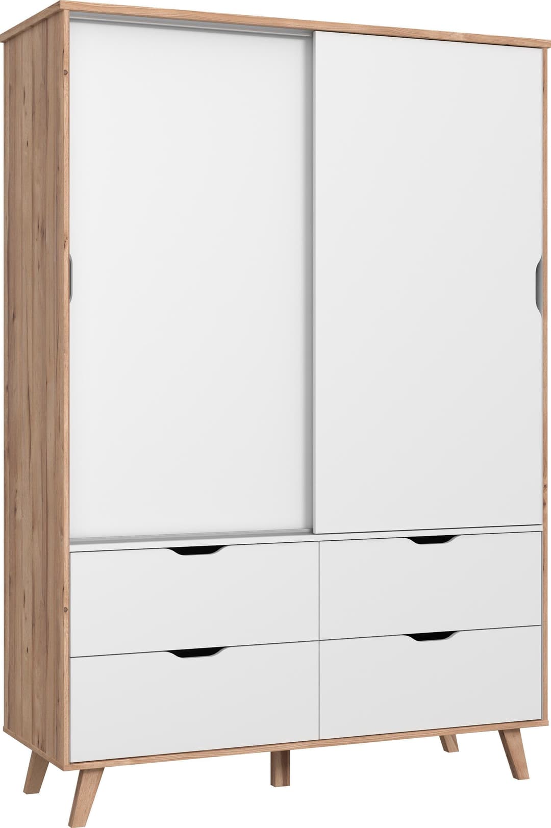 Forte Schiebetürenschrank Vankka | Holztöne