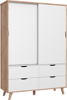 Forte Schiebetürenschrank Vankka | Holztöne