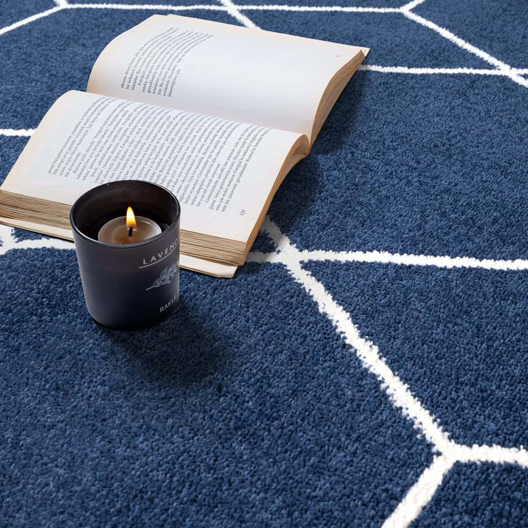 Sanat Teppich Trellis | Blau