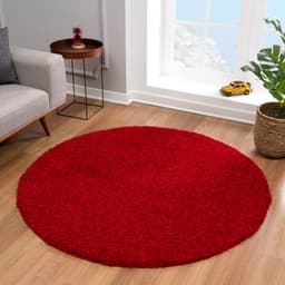 Sanat Hochflor-Teppich LOCA | Rot