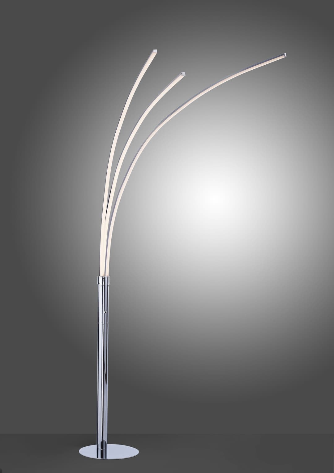 JUST LIGHT LED Stehlampe MAJA | Silber