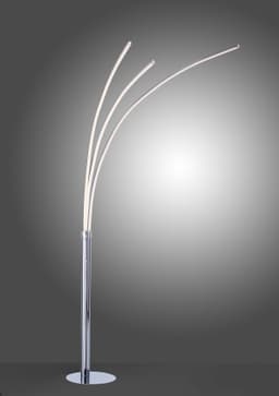 JUST LIGHT LED Stehlampe MAJA | Silber