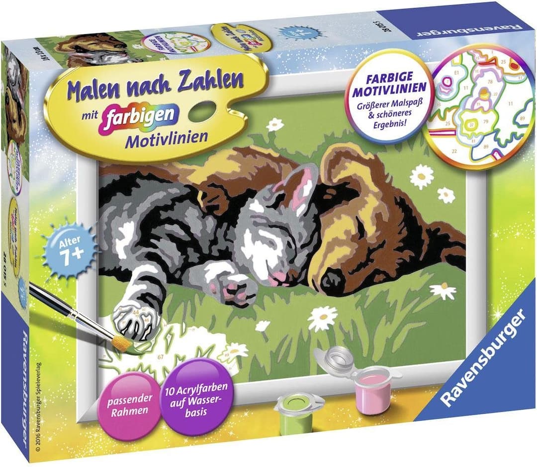 Ravensburger Malen nach Zahlen Tiefer Schlaf | Mehrfarbig