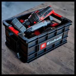 Einhell Werkzeugbox Systemkoffer E-Case | Schwarz