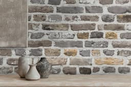 A.S. Création Vliestapete Bricks & Stones | Grau