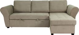 Trends by HG Ecksofa Lasse L-Form | Braun
