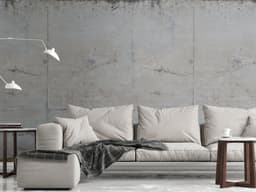 living walls Fototapete Betonwand | Grau