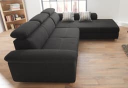 Jockenhöfer Gruppe Ecksofa Landshut | Schwarz