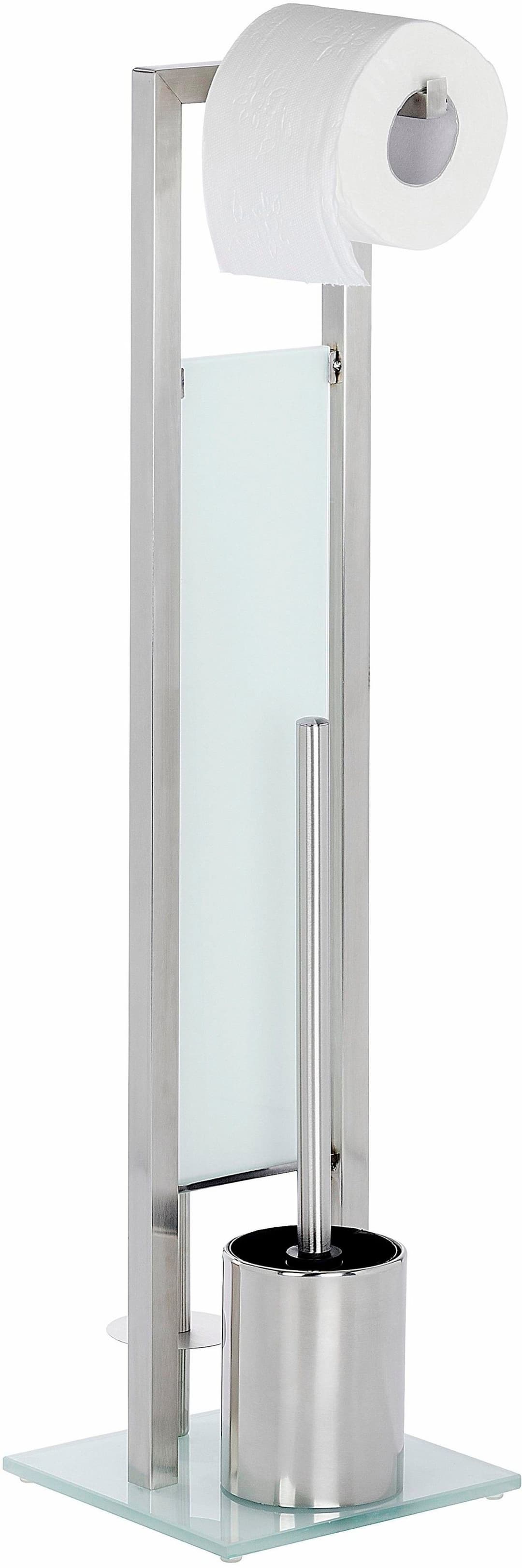 WENKO WC-Garnitur Rivalta | Silber