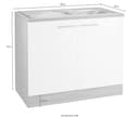 OPTIFIT Spülenschrank Kalmar | Grau 4